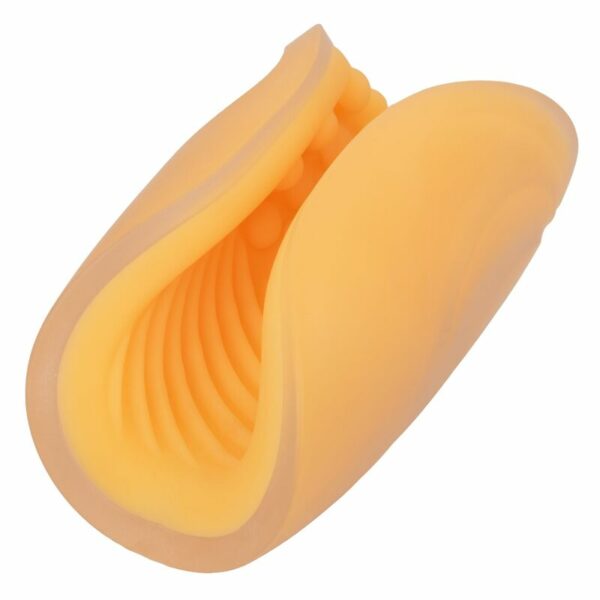 CALEXOTICS - MASTURBADOR BEADED GRIP LARANJA - Image 3