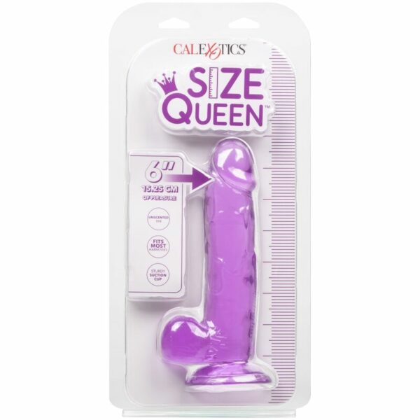 CALEXOTICS - DILDO QUEEN TAMANHO ROXO 15.3 CM - Image 4