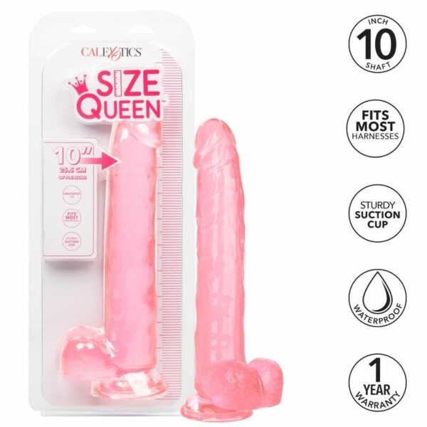 CALEXOTICS - DILDO QUEEN TAMANHO ROSA 25.5 CM - Image 2