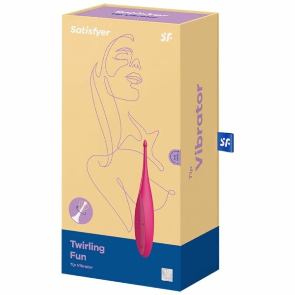 SATISFYER - VIBRADOR TWIRLING FUN TIP ROSA - Image 5