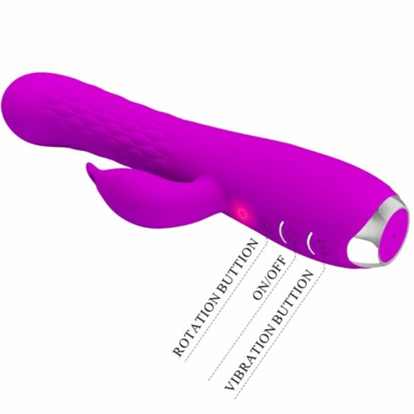 PRETTY LOVE - VIBRADOR OVE MOLLY COM ROTAO RECARREGVEL - Image 5