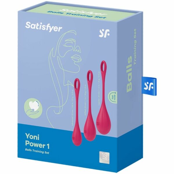 SATISFYER - CONJUNTO DE TREINO YONI POWER 1 VERMELHO - Image 4