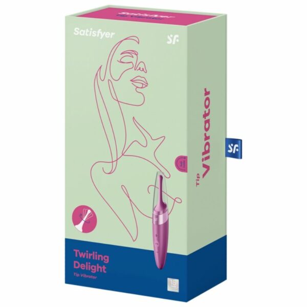 SATISFYER - ESTIMULADOR DE CLITÓRIS TWIRLING DELIGHT ROXO - Image 3