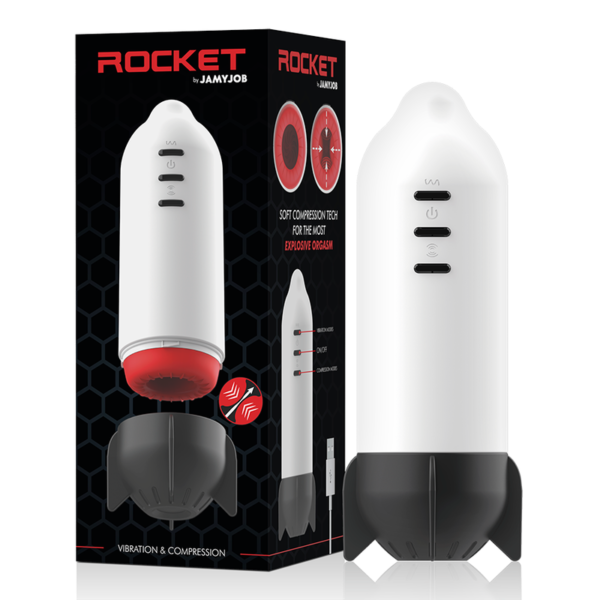 JAMYJOB - ROCKET MASTURBATOR TECNOLOGIA DE COMPRESSO SUAVE E VIBRAO - Image 2