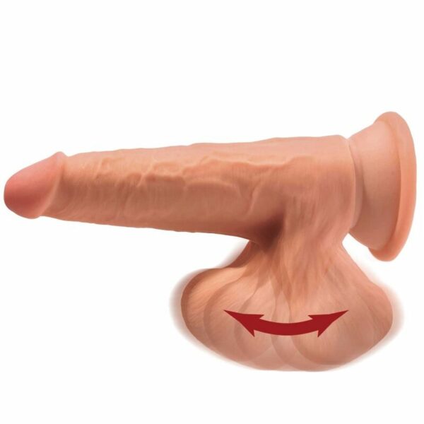 KING COCK - PLUS BOLAS DE BALANO DE DILDO 3D 15.2 CM - Image 4