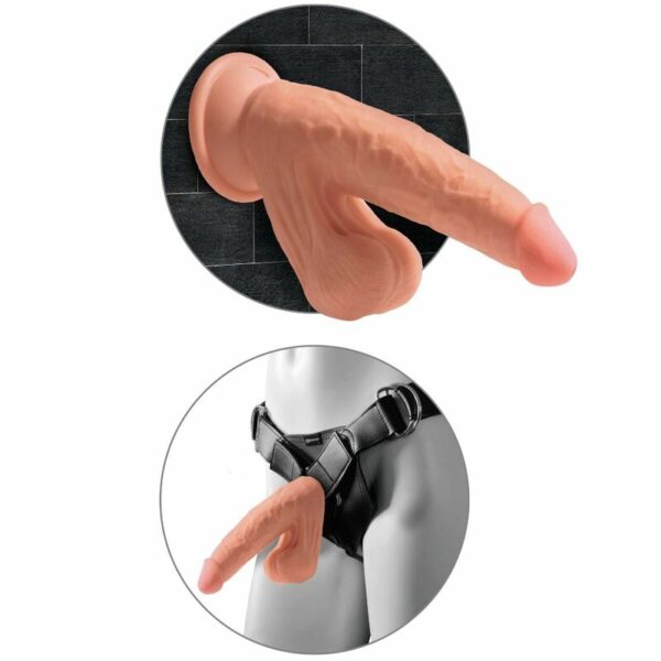 KING COCK - PLUS BOLAS DE BALANO DE DILDO 3D 15.2 CM - Image 5