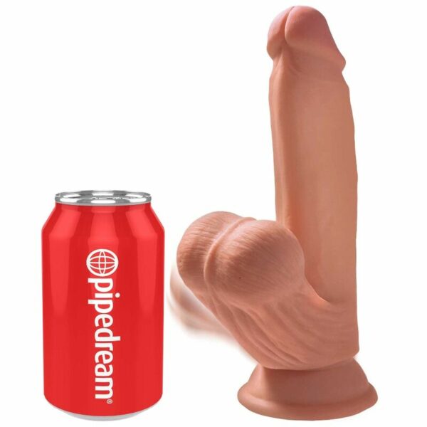 KING COCK - PLUS BOLAS DE BALANO DE DILDO 3D 15.2 CM - Image 2