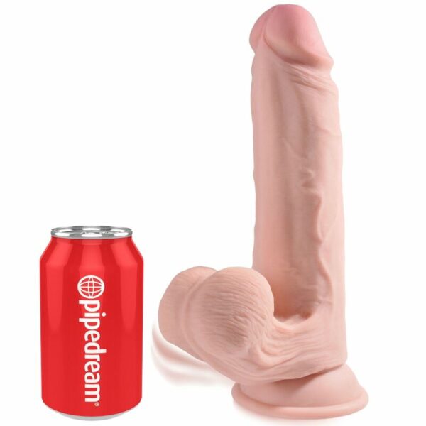 KING COCK - PLUS BOLAS DE BALANO DE DILDO 3D 20.3 CM - Image 2