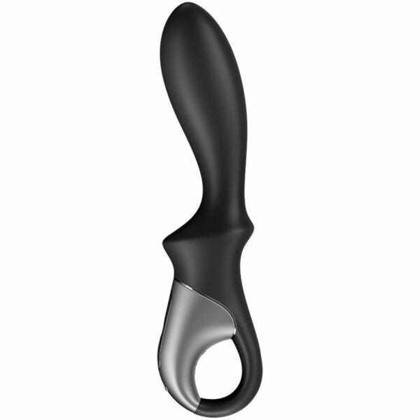 SATISFYER - APLICATIVO VIBRADOR ANAL HEAT CLIMAX PRETO - Image 2