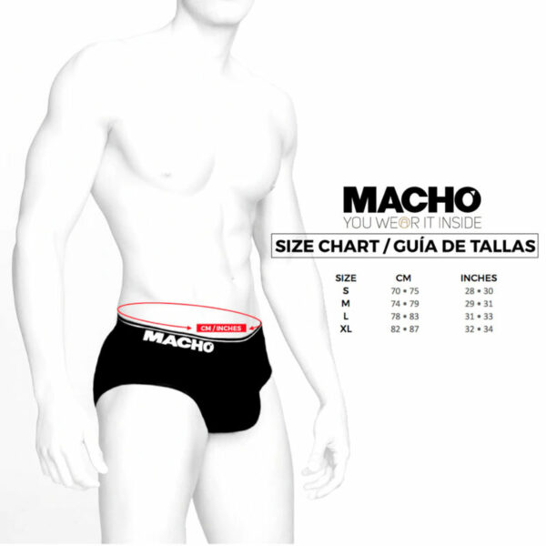 MACHO - MS24A CUECA BRIEF AMARELO ESCURO S - Image 5