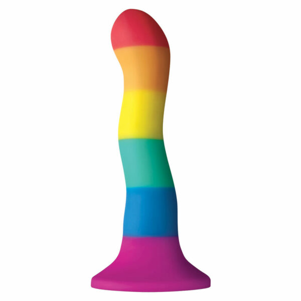 ORGULHO - BANDEIRA LGBT ONDA DILDO 17 CM