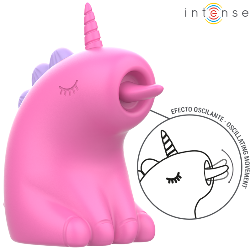 INTENSE - ESTIMULADOR DE LÍNGUA GIRATÓRIO 360 PINKIE