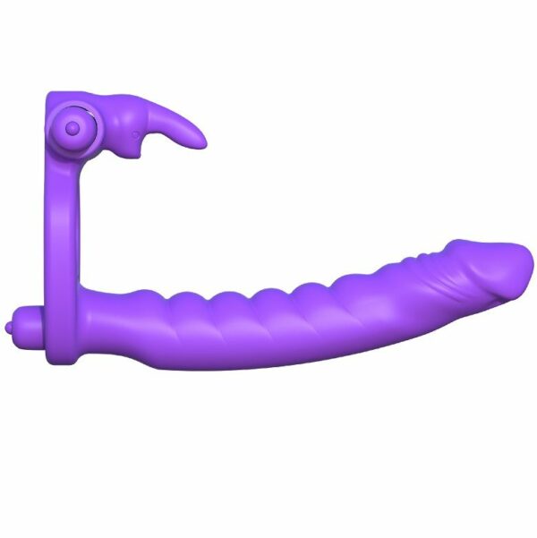 FANTASY C-RINGZ - SILICONE DOUBLE VIBRATOR COELHO - Image 2