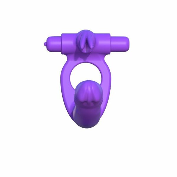 FANTASY C-RINGZ - SILICONE DOUBLE VIBRATOR COELHO - Image 3