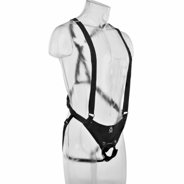 KING COCK - 25,5 CM HOLLOW STRAP-ON SUSPENDER SYSTEM CARNE - Image 5