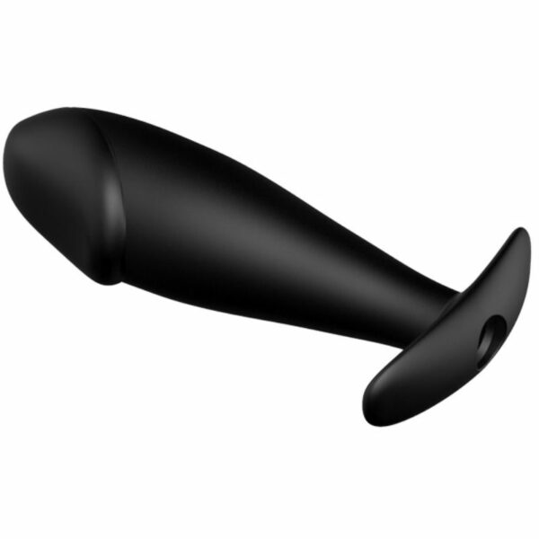 PRETTY LOVE - SILICONE ANAL PLUG FORMA DE PÊNIS E 12 MODOS DE VIBRAO PRETO - Image 3