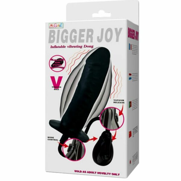 BAILE - DILDO INFLVEL BIGGER JOY COM VIBRAO 16 CM - Image 3