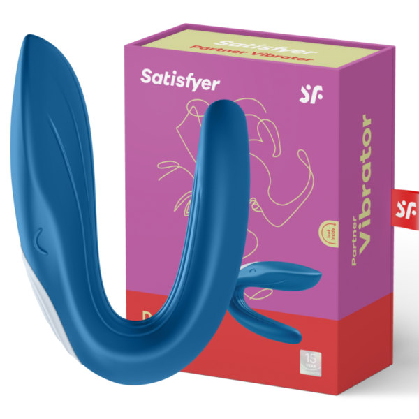 SATISFYER - PARTNER TOY WHALE VIBRATOR ESTIMULANDO AMBOS OS PARTNERS EDIÇÃO 2020 - Image 2