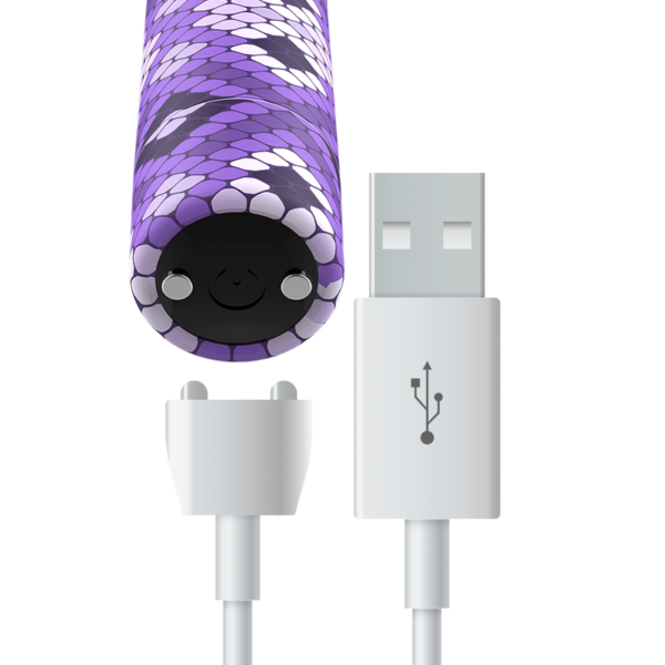CUSTOM BULLETS - RECHARGEABLE SNAKE PURPLE MAGNETIC BULLET 10V - Image 5