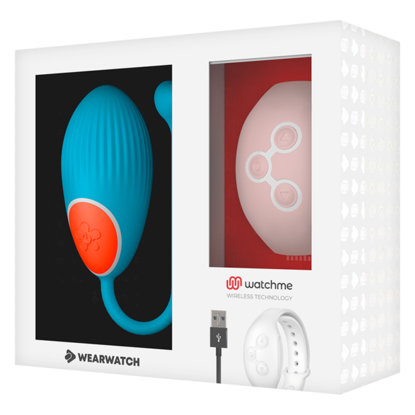 WEARWATCH - TECNOLOGIA WATCHME CONTROLE REMOTO OVO AZUL / ROSA - Image 5