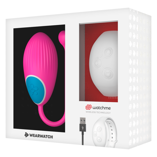 WEARWATCH - TECNOLOGIA WATCHME CONTROLE REMOTO OVO FÚCSIA / NIVEO - Image 5
